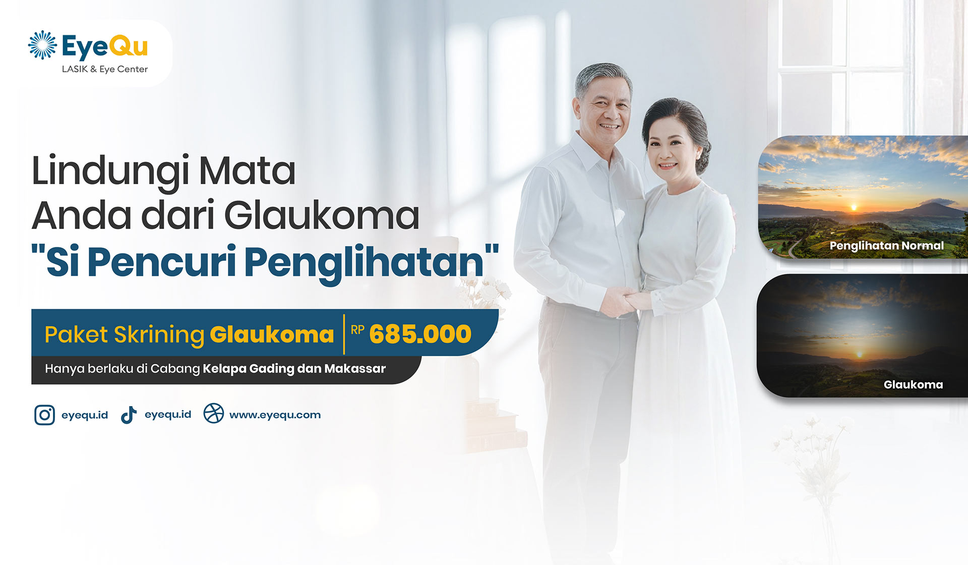 Paket Skrining Glaukoma Rp 685.000