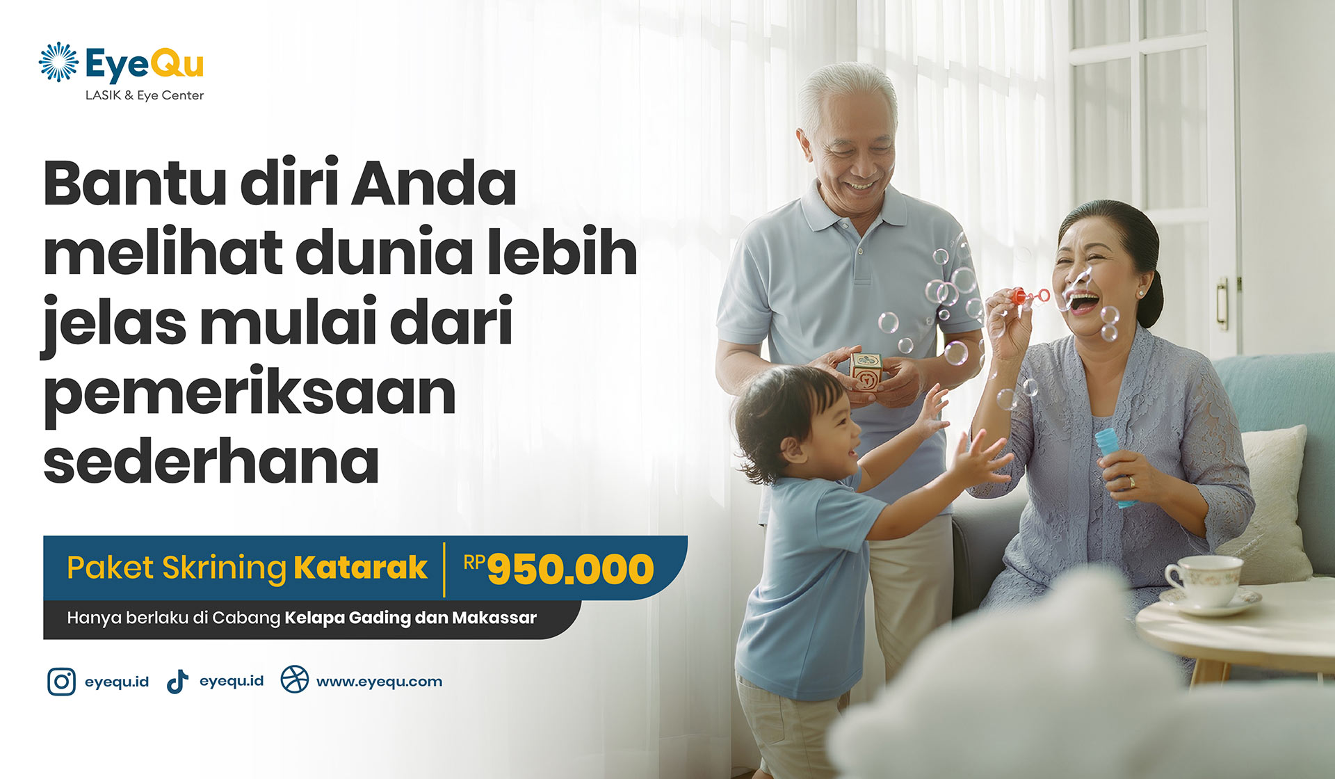 Promo Paket Skrining Katarak Rp 950.000